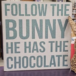 Easter Bunny Wall Decor 12x12" Quill To Paper Sixtrees